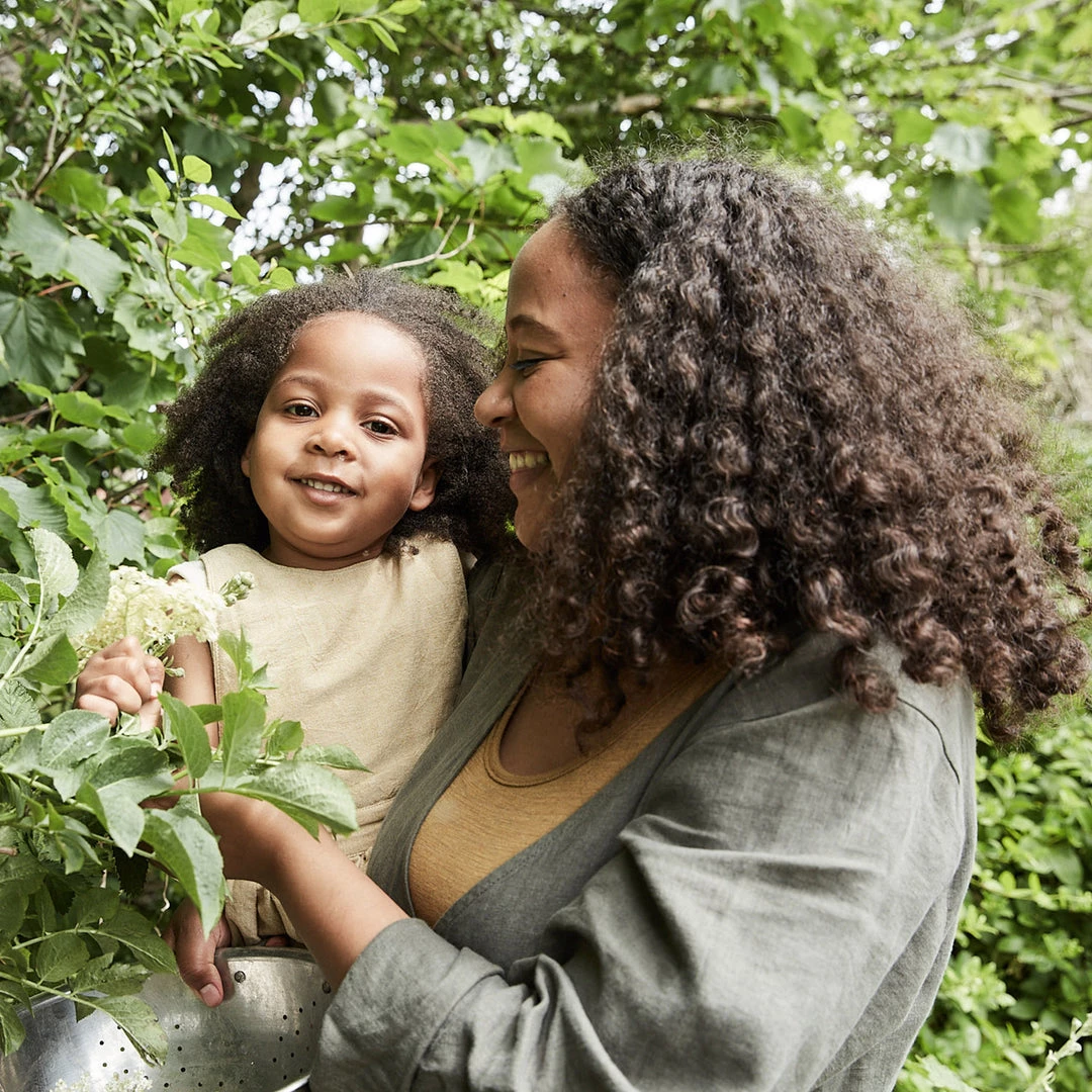 Matona Women's Linen Tilla Wrap Dress - Pine SALE 16 Matona Women's Linen Tilla Wrap Dress - Pine SALE