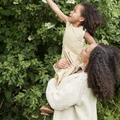 Ketiketa SALE Hand Woven Cotton Kids Zoè Dress - Mustard