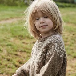 SISKIN Donegal Merino Wool Isle Sweater - Oak Tops & Sweaters