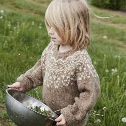 SISKIN Donegal Merino Wool Isle Sweater - Oak Tops & Sweaters