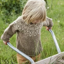 SISKIN Donegal Merino Wool Isle Sweater - Oak Tops & Sweaters