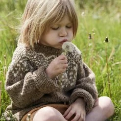 SISKIN Donegal Merino Wool Isle Sweater - Oak Tops & Sweaters