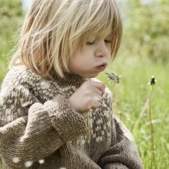 SISKIN Donegal Merino Wool Isle Sweater - Oak Tops & Sweaters