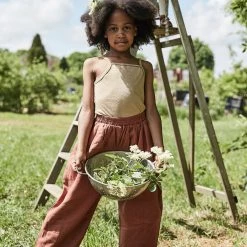 Red Creek Kids SALE Linen Bobby Pants - Spice