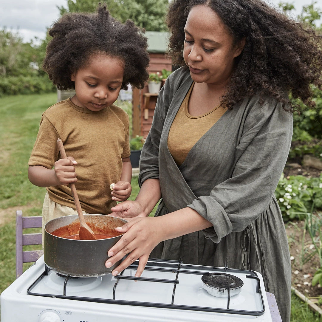 Matona Women's Linen Tilla Wrap Dress - Pine SALE 19 Matona Women's Linen Tilla Wrap Dress - Pine SALE