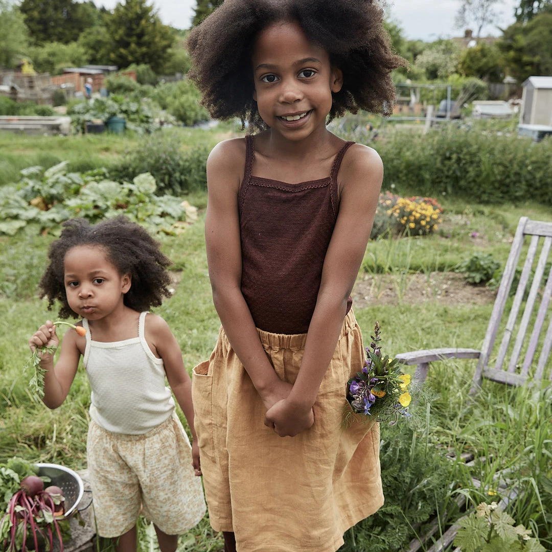 Matona Linen Gaia Skirt - Honey 11 Matona Linen Gaia Skirt - Honey