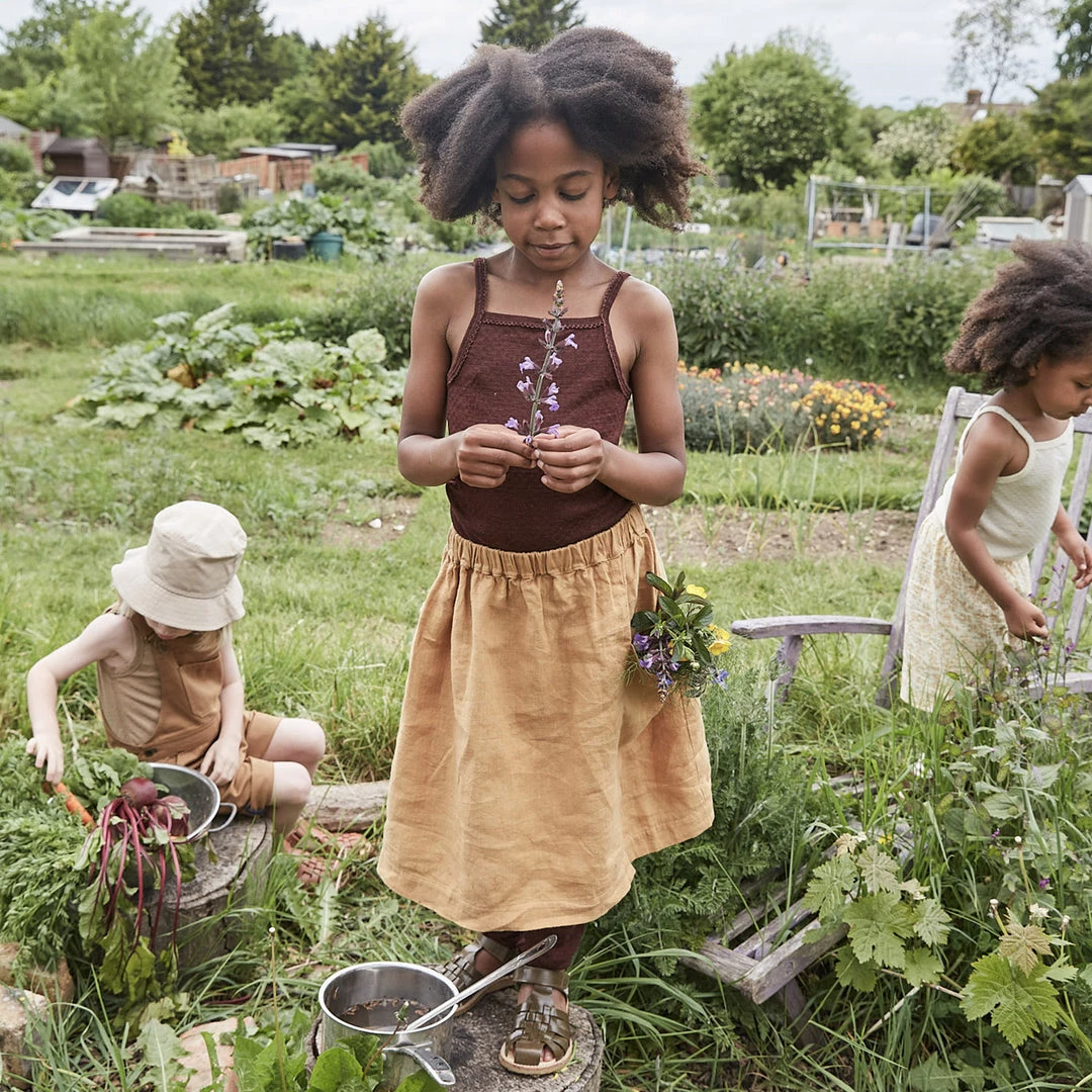 Matona Linen Gaia Skirt - Honey 14 Matona Linen Gaia Skirt - Honey