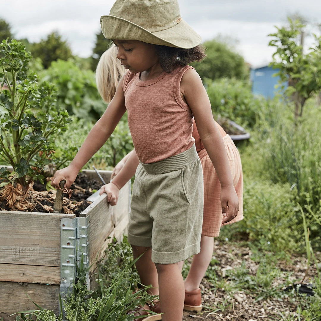 FUB SALE Organic Cotton Shorts - Sage 3 FUB SALE Organic Cotton Shorts - Sage