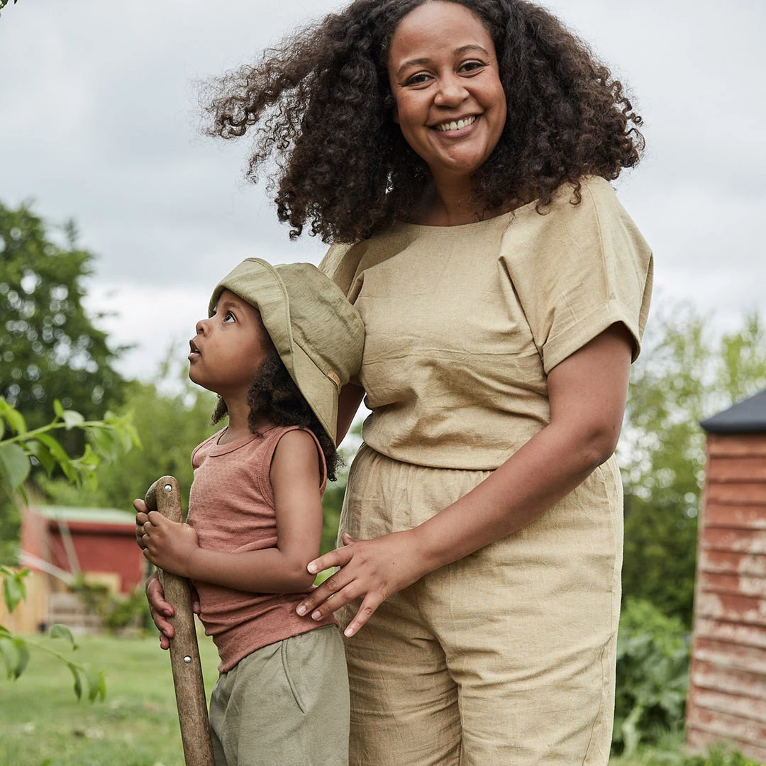 Ketiketa SALE Women's Hand Woven Cotton Adéle Jumpsuit - Mustard 6 Ketiketa SALE Women's Hand Woven Cotton Adéle Jumpsuit - Mustard