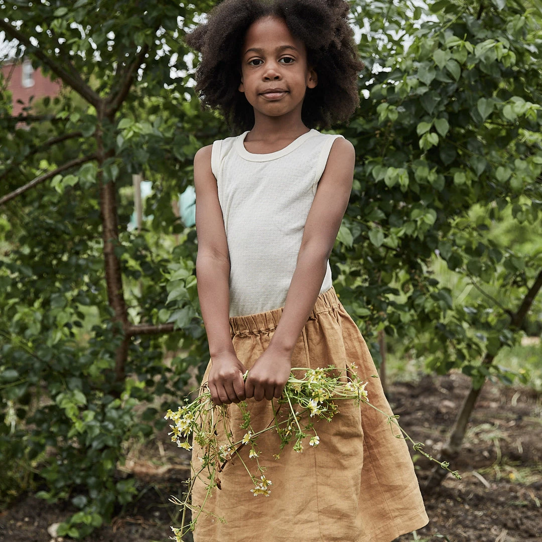 Matona Linen Gaia Skirt - Honey 22 Matona Linen Gaia Skirt - Honey