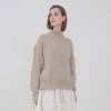 Skall Studio Outlet Women's Cashmere/Wool Dello High Neck Jumper – Beige 2 Skall Studio Outlet Women's Cashmere/Wool Dello High Neck Jumper – Beige