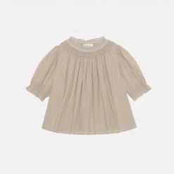 Skall Studio Women's Organic Cotton Daphne Tee - Desert Sand