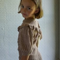 Soor Ploom Organic Pima Cotton Lacey Shortie - Dark Tea Cotton & Linen 9 Soor Ploom Organic Pima Cotton Lacey Shortie - Dark Tea Cotton & Linen