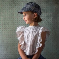 Soor Ploom Organic Cotton Emeline Blouse - Pinstripe Cotton & Linen