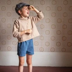 Soor Ploom Cotton & Linen Organic Cotton Roxy Smock - Dark Tea 14 Soor Ploom Cotton & Linen Organic Cotton Roxy Smock - Dark Tea