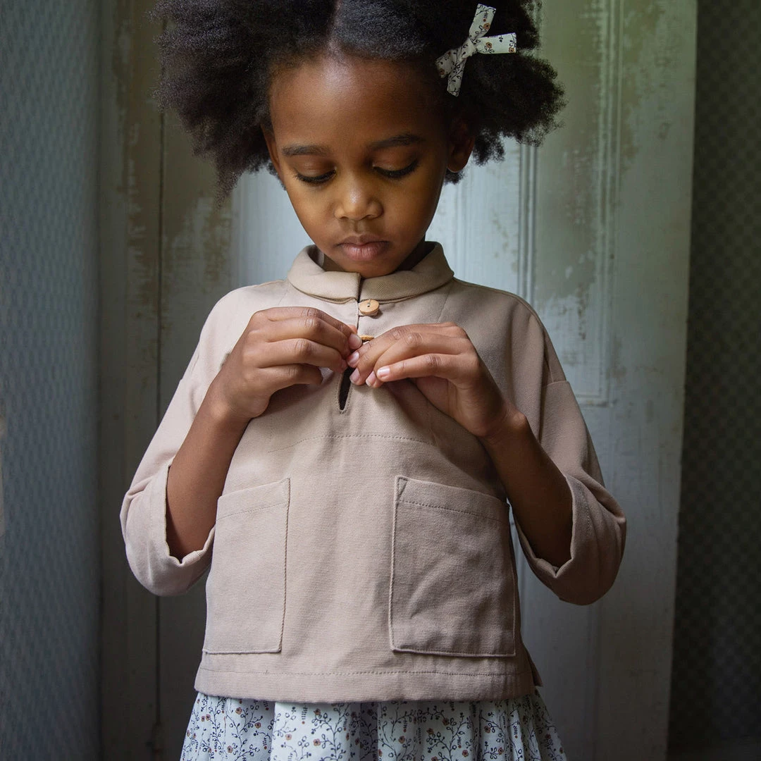 Soor Ploom Cotton & Linen Organic Cotton Roxy Smock - Dark Tea 5 Soor Ploom Cotton & Linen Organic Cotton Roxy Smock - Dark Tea