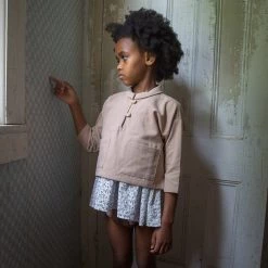 Soor Ploom Cotton & Linen Organic Cotton Roxy Smock - Dark Tea 13 Soor Ploom Cotton & Linen Organic Cotton Roxy Smock - Dark Tea