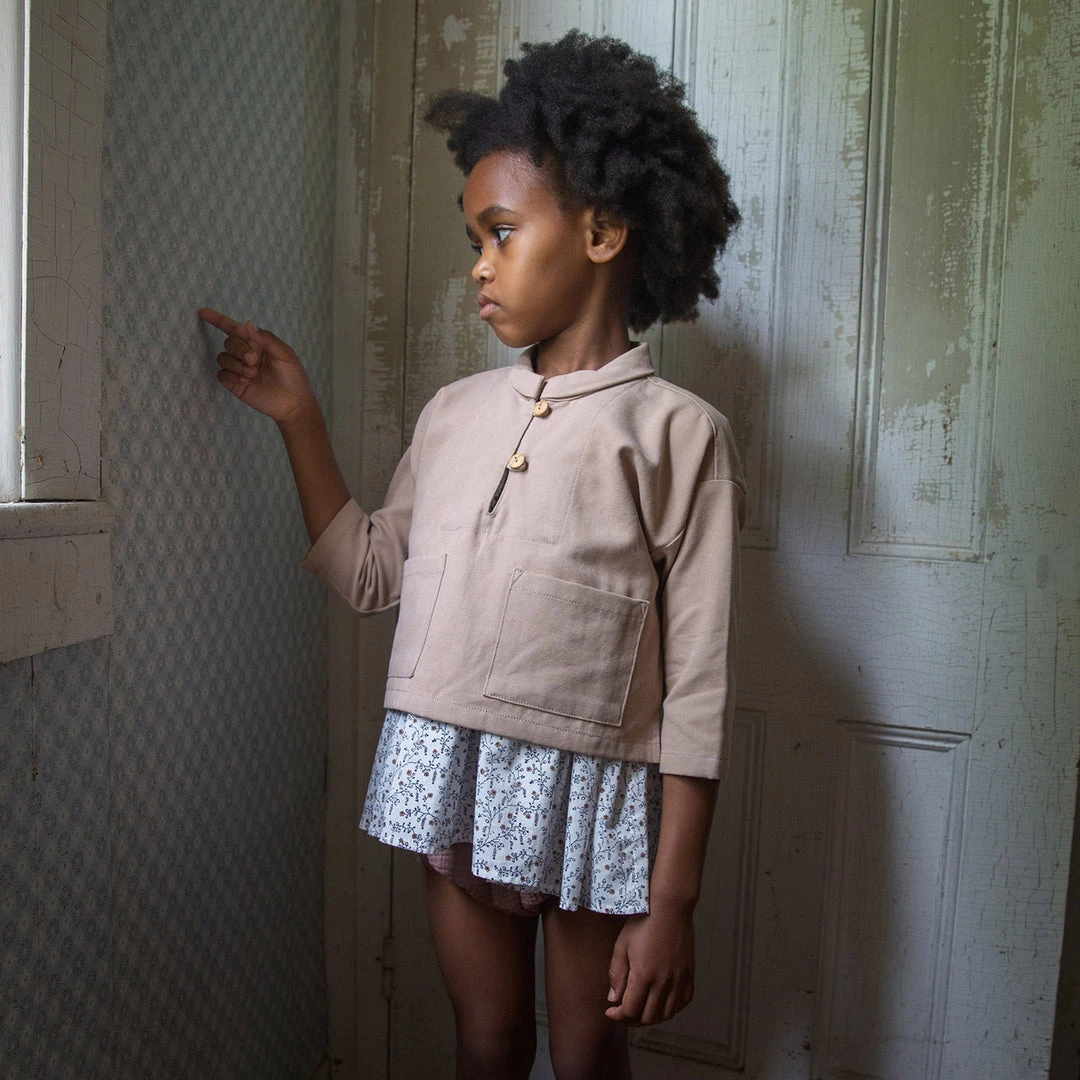 Soor Ploom Cotton & Linen Organic Cotton Roxy Smock - Dark Tea 7 Soor Ploom Cotton & Linen Organic Cotton Roxy Smock - Dark Tea