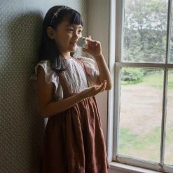 Soor Ploom Linen Eloise Pinafore - Henna Cotton & Linen 16 Soor Ploom Linen Eloise Pinafore - Henna Cotton & Linen