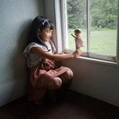 Soor Ploom Linen Eloise Pinafore - Henna Cotton & Linen 18 Soor Ploom Linen Eloise Pinafore - Henna Cotton & Linen