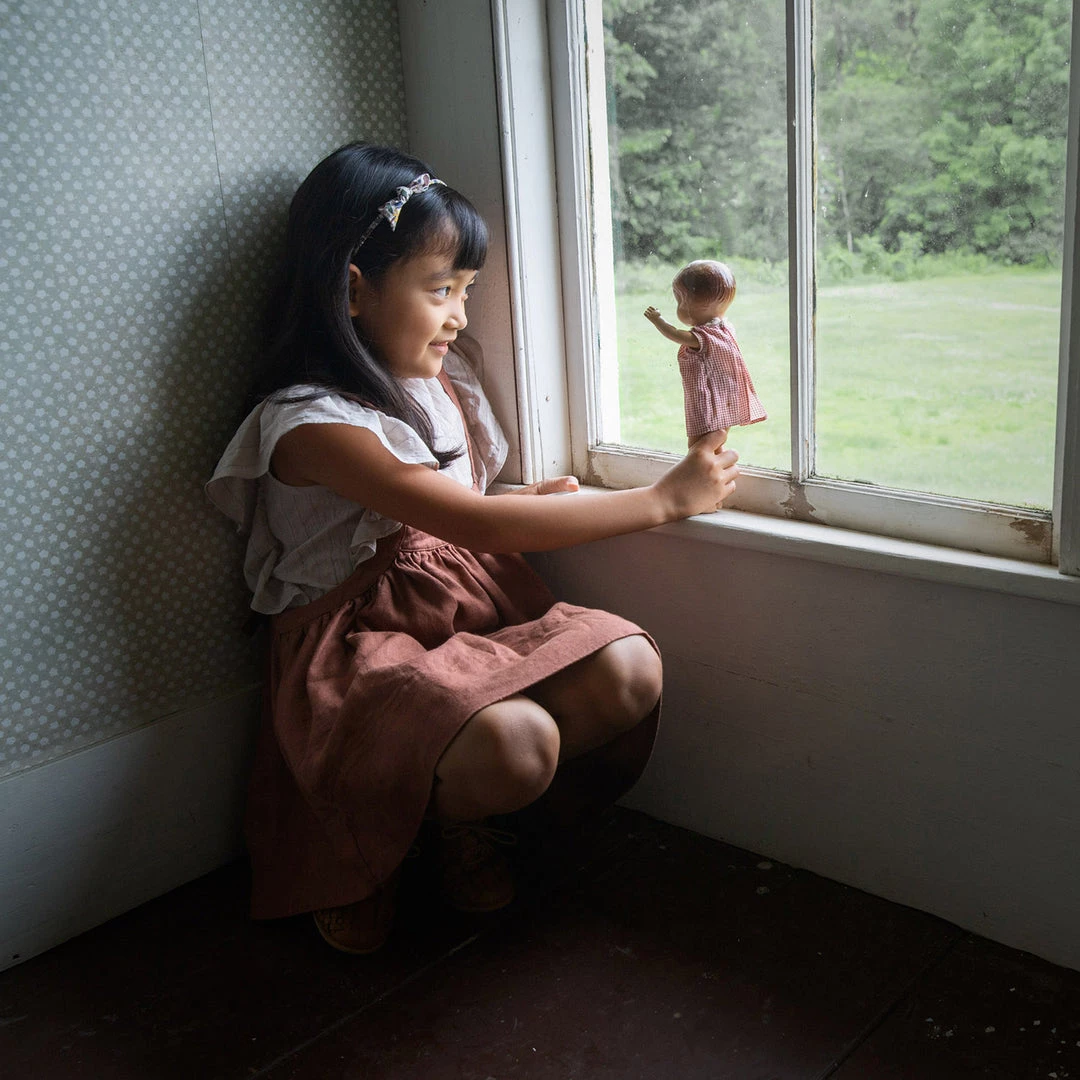 Soor Ploom Linen Eloise Pinafore - Henna Cotton & Linen 10 Soor Ploom Linen Eloise Pinafore - Henna Cotton & Linen