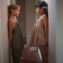 Soor Ploom Cotton Ines Romper - Dill 21 Soor Ploom Cotton Ines Romper - Dill