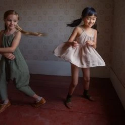 Soor Ploom Cotton Ines Romper - Dill 20 Soor Ploom Cotton Ines Romper - Dill