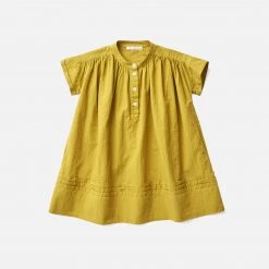 Soor Ploom Cotton Goldie Dress - Chamomile