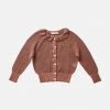 Soor Ploom Cotton & Linen Organic Pima Cotton Iona Cardigan - Henna 2 Soor Ploom Cotton & Linen Organic Pima Cotton Iona Cardigan - Henna