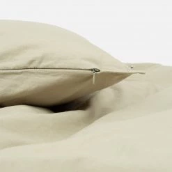 Studio Feder Organic Cotton Duvet & Pillow Cover - Moss - Single