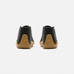 Vivobarefoot Kids Leather Addis Gobi Boots - Obsidian Shoes