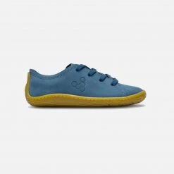 Vivobarefoot Kids Leather Addis Shoes - Indigo