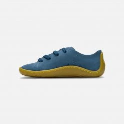 Vivobarefoot Kids Leather Addis Shoes - Indigo