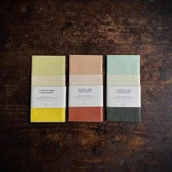 WAX Atelier Home & Baby Care Waxed Linen Food Wraps - Set Of 3 - Madder