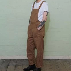Yarmouth Oilskins Adult's Cotton Twill Dungarees - Khaki Adults 10 Yarmouth Oilskins Adult's Cotton Twill Dungarees - Khaki Adults