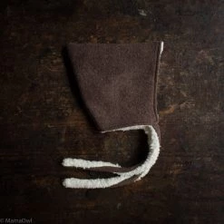 Kleine Schobbejak Wool/Cotton Sherpa Pixie Hat - Hazel Brown