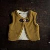 Kleine Schobbejak Wool/Cotton Sherpa Vest - Ochre