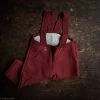 Disana Baby Wool Exclusive Organic Boiled Merino Wool Pocket Dungarees - Bordeaux
