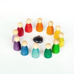Grapat Wooden Nins - 12 Pieces Toys