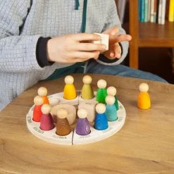 Grapat Wooden Perpetual Calendar Toys 22 Grapat Wooden Perpetual Calendar Toys