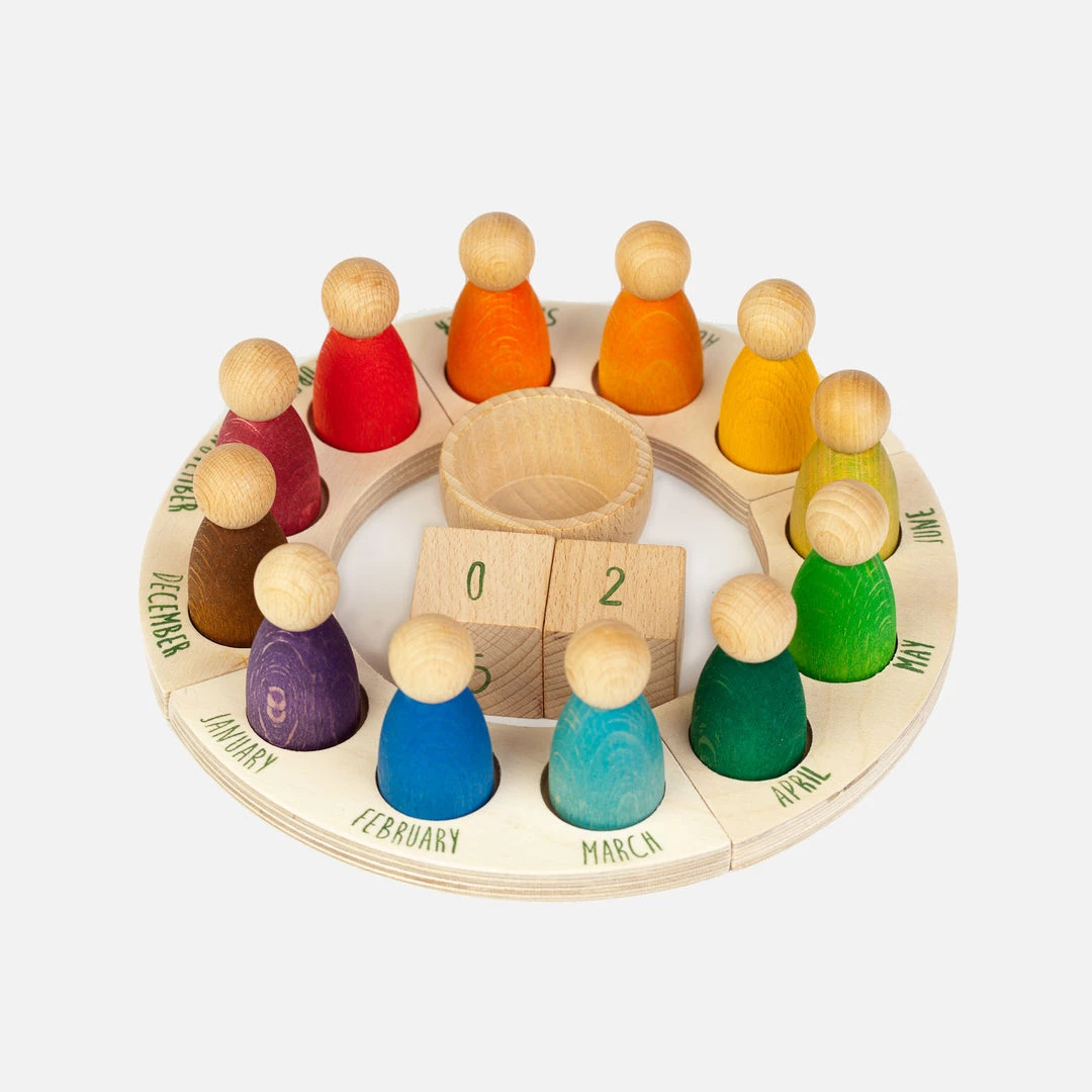 Grapat Wooden Perpetual Calendar Toys 10 Grapat Wooden Perpetual Calendar Toys