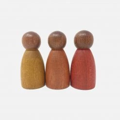 Grapat Wooden Darker Warm Nins - 3 Pieces
