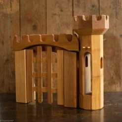 Ostheimer Toys Handcrafted Large Round Outlook Tower 8 Ostheimer Toys Handcrafted Large Round Outlook Tower