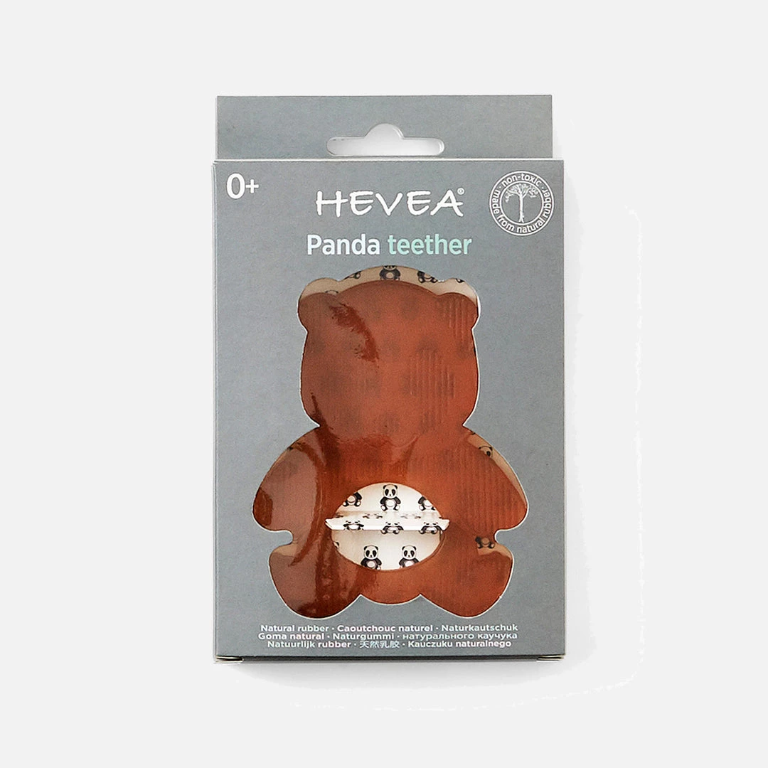 HEVEA Toys Natural Rubber Teeth Soother - Panda 5 HEVEA Toys Natural Rubber Teeth Soother - Panda