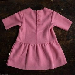 Disana Organic Boiled Merino Wool Dress - Raspberry SALE
