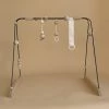 &me Baby Gifts Steel And Wood Baby Gym - Dark Grey