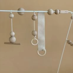 &me Steel And Wood Baby Gym - White