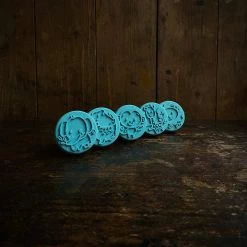 Ailefo Wood And Silicone Playdough Stamps - Wildlife Stories - Set Of 5 Toys