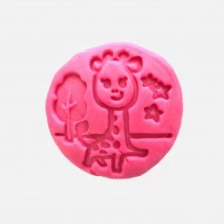 Ailefo Wood And Silicone Playdough Stamps - Wildlife Stories - Set Of 5 Toys