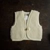 Alwero Wool Teddy Fleece Vest - Natural Baby Wool